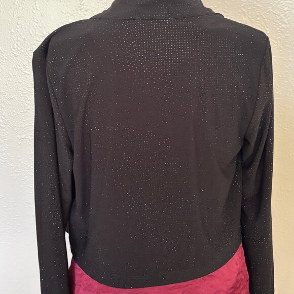 Calvin Klein Bolo Jacket, Size M, Black Sparkles Bundle & SAVE 30% off 2 or more - Picture 3 of 4